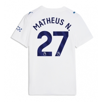 Manchester City Matheus Nunes #27 Maglia Gara Terza Repliche 2026-27 Donna Maniche Corte
